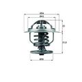 Mahle TX 109 87D Thermostat Kühlmittel für VW Bora Audi A2 Skoda Seat Ford