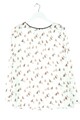 ESPRIT Langarm-Bluse Damen Gr. DE 38 weiß-braun Casual-Look