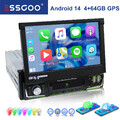 7" 1DIN Flip Autoradio USB SD MP5 Player Radio Touchscreen Bildschirm Bluetooth