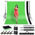 3x2M Hintergrundsystem Hintergrund Fotostudio Ständer Stativ Mit Tasche