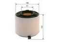 Bosch F 026 400 677 Luftfilter für AUDI