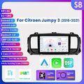 8+128G Für Citroen Jumpy 3 SpaceTourer Android13 Autoradio GPS Navi WIFI CarPlay