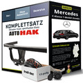 Für MERCEDES C Kl. T-Modell Typ S205 Anhängerkupplung starr +eSatz 13pol 18- AHK