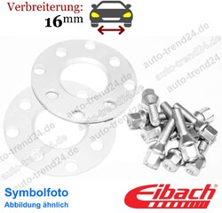 Pro-Spacer Spurverbreiterung 16mm/Achse u.a.: Skoda Octavia I 1U2, Bj. 1996-2010