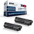 2x Jumbo XXL Tonerkartusche für HP LaserJet 3050-Z 3052 HP 12 A X S - Büro Serie