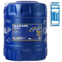 20L Mannol Safari 20W-50 Motorenöl API SN/CH-4 20W50 Universal ÖL für Oldtimer