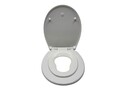 WENKO WC-Sitz Toilettensitz mit integriertem Kindersitz und Absenkautomatik Weiß