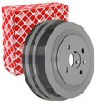 2X FEBI BREMSTROMMELN 230mm HINTEN PASSEND FÜR OPEL ASTRA COMBO CORSA VECTRA