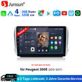 DAB+ WIFI Carplay Android13 Autoradio GPS Nav DSP für Peugeot 208/2008 2012-2018