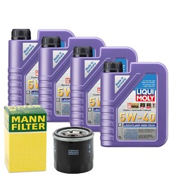 Motoröl 5W40 LIQUI MOLY High Tech 4L +MANN Ölfilter