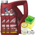 MANN ÖLFILTER+8L MANNOL 5w30 für MERCEDES C+E+G+M+S+SL-KLASSE+VITO VIANO+CLK+CLS
