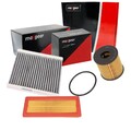 MAXGEAR POLLENFILTER + LUFTFILTER + ÖLFILTER INSPEKTION passend für Citroën Nemo