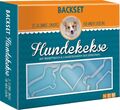 Backset Hundekekse 25 Snacks Rezeptbuch + 3 Ausstecher Geschenkset SEHR GUT