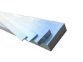 Flachstange Aluminium Länge 1500mm AlMgSi0,5 Profil Aluprofil Flach ALU Stange