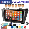 2+32G Für Mazda 5 2010-2015 Carplay Android 14 Autoradio GPS Navi RDS WIFI +DAB
