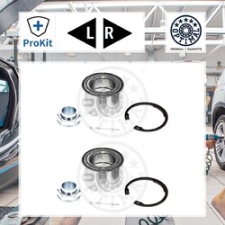 2x ORIGINAL® Optimal Radlagersatz Vorne, Hinten für Mitsubishi MIRAGE VI