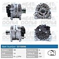 Generator Für AUDI A2 A3 SEAT Alhambra SKODA Fabia I VW 1-3.2L 81-15 037903025M