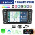 Autoradio Android 13 2+32GB Carplay GPS NAVI RDS MIK Für Audi A3 S3 RS3 8P1 8PA