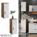 Midischrank Badschrank Badezimmermöbel Irma Hochglanz modern 30x81 cm Vicco