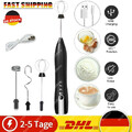 3 in 1 Milchschäumer für Kaffee/Latte/Cappuccino USB Auflade Milchaufschäumer DE