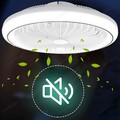 Deckenventilator Beleuchtung mit Timer Leiser Wohn LED Zimmer Schlaf Lüfter