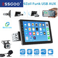 DAB+ Autoradio 1 DIN 9" Bildschirm Bluetooth Android Auto Apple Carplay USB KAM