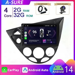 2G+32G Android 14 CarPlay Autoradio Für Ford Focus MK1 1998-2003 GPS Navi RDS FM