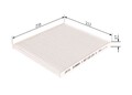 BOSCH Filter, Innenraumluft 1 987 432 254 für KIA HYUNDAI