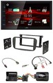JVC USB Bluetooth Lenkrad DAB 2DIN Autoradio für Ford Galaxy Focus C-Max ab 07 s