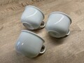 Thomas TREND weiss Cappuccino-Tasse groß Milch Kaffee Tee  rund Rillen-Muster