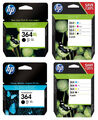 HP 364 / 364xl Druckerpatronen PhotoSmart 7510 7520 DeskJet 3520 3524 Original