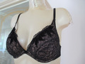 Hochwertiger Push-Up BH von Triumph gr. 80 C Schwarz/Haut Gepolstert=Super!