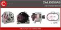 CASCO CAL15250AS Lichtmaschine Generator 120A 12V für VW POLO (9N) PASSAT (3B2)