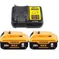 4X Für DeWalt DCB184 Akku 18V 8,0 Ah XR Li-Ion Batterie DCB182 DCB205-2 DCB182XJ
