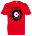 VINYL 33 RPM T-SHIRT Club Retro Music Plattenspieler Phonograph turntable DL MC
