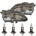 Halogen Scheinwerfer Set für Renault Laguna 3.94-4.98 H1/H1 ohne Motor 56742104