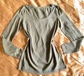 EDC ESPRIT BASIC ESSENTIAL DAMEN WOMAN LANGARM SHIRT WASHED GRAU L, 40 