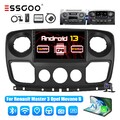 4+64G Carplay DAB+ Android 13 Autoradio GPS Cam Für Renault Master3 Nissan NV400