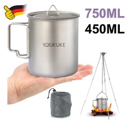Camping Titan Topf Tasse Kochgeschirr Kantine Kochtopf Set Outdoor Cooking Kit