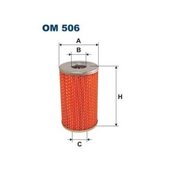 1x Ölfilter FILTRON OM 506 passend für FORD MERCEDES-BENZ
