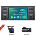 CAM+DVR+Für BMW 5er E39 7"Autoradio Navi E39A12S Android 13 8Kern CarPlay 4G LTE