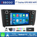 DAB+ Autoradio Android 13 Auto 2+32G Carplay GPS RDS Kam Für BMW 1er E81 E82 E87