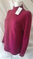 Walbusch Pullover Damen Cashmino Pullover Nahtlos Beere Oberteil Gr. EU 44 