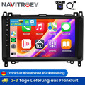 KAM+ Carplay Autoradio NAVI GPS Für Mercedes Benz A B Klasse Android 15 2+32GB