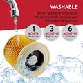 1-6x Patronen-Filter für Kärcher WD 2 WD 3 WD 3 Premium, WD 3 P Extension Kit e