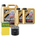 Motoröl 10W40 LIQUI MOLY Leichtlauf 7L +MANN Ölfilter