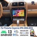 64GB Android 13 Autoradio für Porsche Cayenne DAB+ KAM CarPlay GPS WIFI SWC Navi