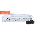 Klarstein Unterbau-Dunstabzugshaube 60 cm 400 m³/h, Dualmotor LED Abluft/Umluft 