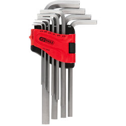 KS TOOLS 151.5060 Innensechskant-Winkelstiftschlüssel-Satz, im Klapphalter,10-tl