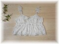 hübsche Kurz Bluse Shirt Top Chiffon Träger * von Hollister * Gr. 46 ( XXL)